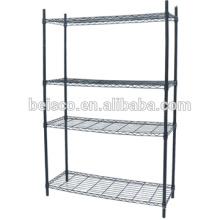 Good quality stacking shelves/chrome wire mesh shelving/wire storage shelf